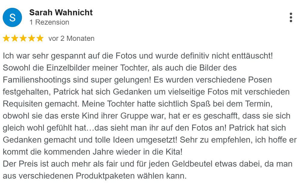 Rezension_Kindershooting_Sarah